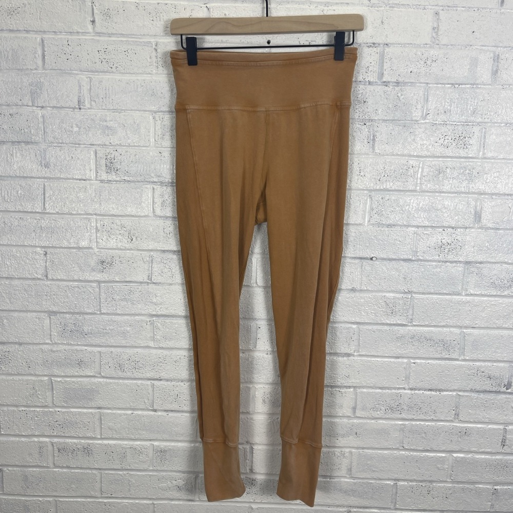 Free People FP Movement Hot Shot Leggings Womens Size S Toasted Coconut Orange